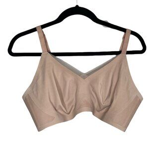 Honeylove Womens Beige Seamless No Wire Crossover Bra XL
